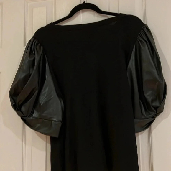 FCUk 1980’s contrast Stitch mock Sweater 3/4 Sleeve Size XS - Picture 3 of 17